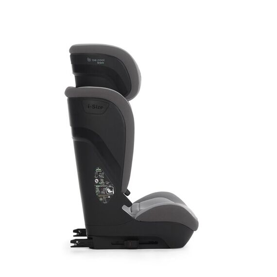 Scaun auto Be Cool Bravo I-Size, 100-150 cm, Cu isofix, Conform cu standardul european de securitate ECE R129, Be Grass, Culoare: Verde inchis, Grupa: 15-36kg (4 ani - 12 ani) - poza 4 - ExclusivMAG.ro