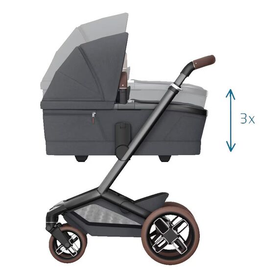 Sistem 4 in 1 Maxi-Cosi FAME Twillic Graphite, Culoare: Gri, Model: 4 in 1 - poza 6 - ExclusivMAG.ro