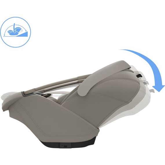 Scoica Auto Maxi-Cosi Coral Slide Pro COPPER TERRA, Culoare: Maro, Grupa: 0-13kg (0 luni - 12 luni) - poza 5 - ExclusivMAG.ro