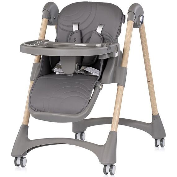 Scaun de masa Chipolino Candy Shop charcoal, Culoare: Gri - poza 2 - ExclusivMAG.ro