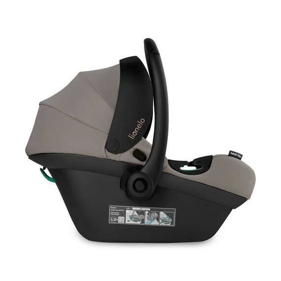 Scoică auto Lionelo Astrid i-Size - Taupe, Culoare: Gri, Grupa: 0-13kg (0 luni - 12 luni) - poza 8 - ExclusivMAG.ro