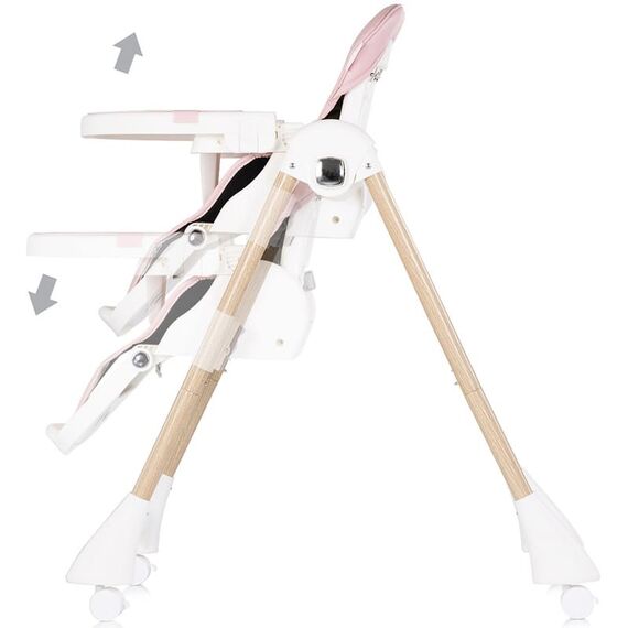 Scaun de masa Chipolino Candy Shop powder pink, Culoare: Roz - poza 3 - ExclusivMAG.ro