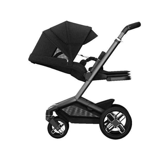 Carucior 2 in 1 Maxi-Cosi FAME Twillic Black, Culoare: Negru, Model: 2 in 1 - poza 4 - ExclusivMAG.ro