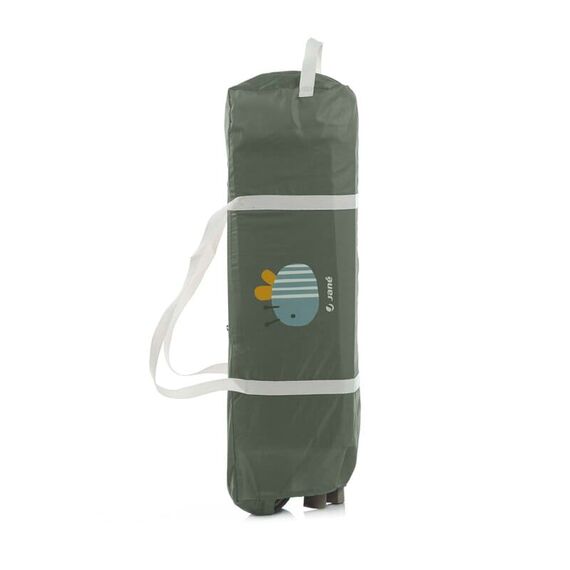 Patut pliant, Jane, Duo Level, Cu roti, Cu arcada cu jucarii, Geanta de transport, Cu doua nivele, Botanic, Culoare: Verde inchis, Dimensiuni: 120x60 - poza 6 - ExclusivMAG.ro