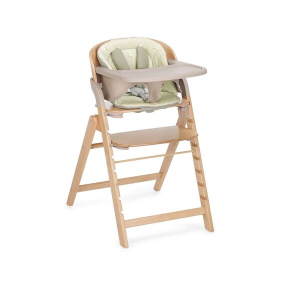 Scaun de masa multifunctional pliabil, Jane, Forest, De la 6 luni la adult, Din lemn fag, Greutate maxima 100 Kg, Sage, Culoare: Verde  - ExclusivMAG.ro