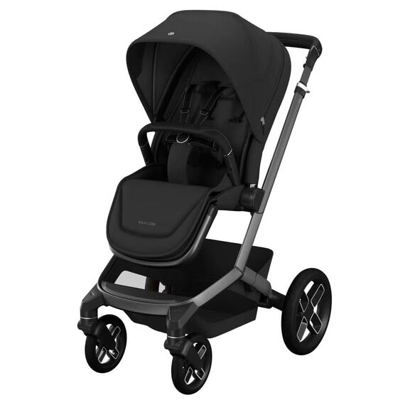 Carucior 2 in 1 Maxi-Cosi FAME Twillic Black, Culoare: Negru, Model: 2 in 1 - poza 3 - ExclusivMAG.ro