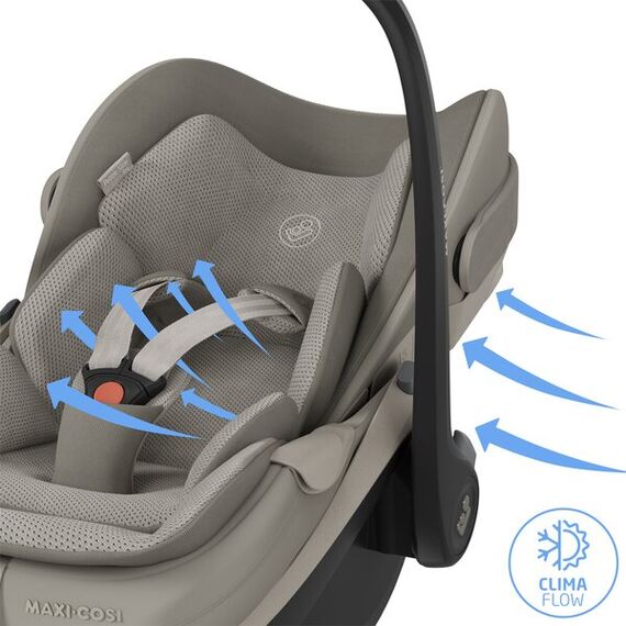 Scoica Auto Maxi-Cosi Pebble Slide Pro MOON GRAPHITE, Culoare: Gri, Grupa: 0-13kg (0 luni - 12 luni) - poza 6 - ExclusivMAG.ro