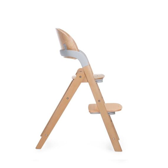 Scaun de masa multifunctional pliabil, Jane, Forest, De la 6 luni la adult, Din lemn fag, Greutate maxima 100 Kg, Mist, Culoare: Gri - poza 9 - ExclusivMAG.ro