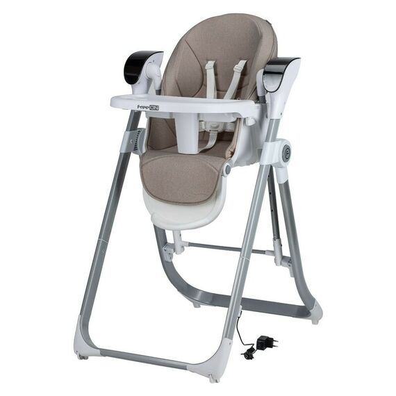 Scaun de masa si balansoar, FreeON, Oli Deluxe, 2 in 1, 0 luni+, Beige, Culoare: Crem  - ExclusivMAG.ro