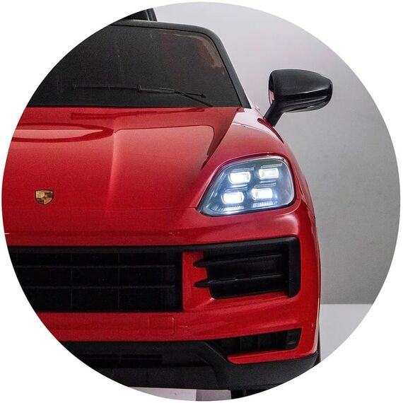 Masinuta electrica Chipolino Porsche Kayenne Red, Culoare: Rosu, Capacitate acumulator: 12V - poza 9 - ExclusivMAG.ro
