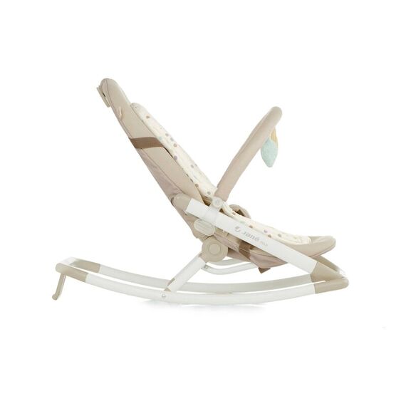Balansoar Jane Fold, Bara de jucarii si spatar reglabil, Sesame, Culoare: Crem - poza 4 - ExclusivMAG.ro