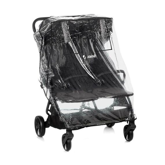 Carucior gemeni pliabil Twinside Jane, De la nastere pana la 22 Kg, Coal - poza 5 - ExclusivMAG.ro