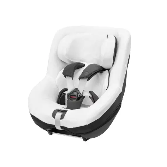 Husa De Vara Pentru Scaun Auto Maxi-Cosi Pearl 360 Pro / Mica 360 Pro I-Size NATURAL WHITE  - ExclusivMAG.ro