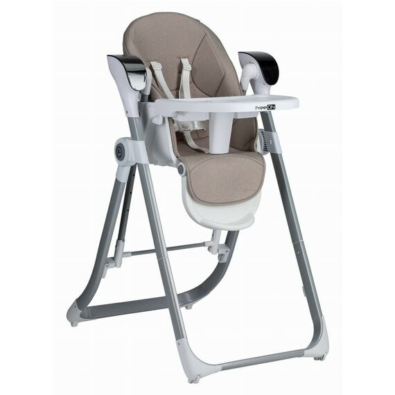 Scaun de masa si balansoar, FreeON, Oli Deluxe, 2 in 1, 0 luni+, Beige, Culoare: Crem - poza 2 - ExclusivMAG.ro