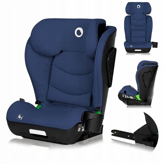 Scaun auto i-Size, Lionelo, Neal, 15-36 Kg, 100-150 cm, Cu Isofix, Conform ECE R129, Albastru, Culoare: Albastru, Grupa: 15-36kg (4 ani - 12 ani) - poza 2 - ExclusivMAG.ro