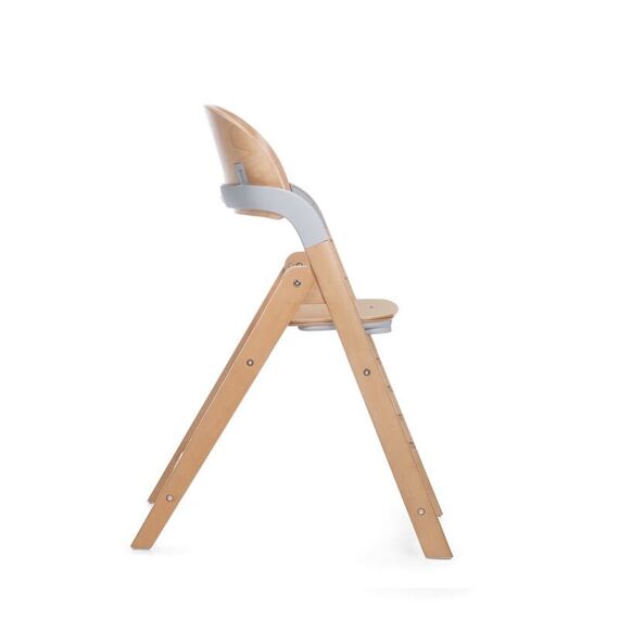 Scaun de masa multifunctional pliabil, Jane, Forest, De la 6 luni la adult, Din lemn fag, Greutate maxima 100 Kg, Mist, Culoare: Gri - poza 8 - ExclusivMAG.ro
