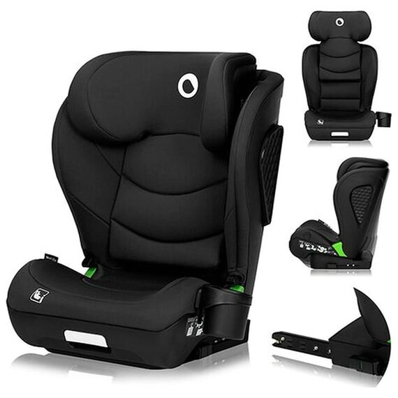 Scaun auto i-Size, Lionelo, Neal, 15-36 Kg, 100-150 cm, Cu Isofix, Conform ECE R129, Negru, Culoare: Negru, Grupa: 15-36kg (4 ani - 12 ani) - poza 2 - ExclusivMAG.ro