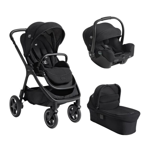 Carucior multifunctional 3 in 1 Joie Finiti Signature Eclipse, Culoare: Negru  - ExclusivMAG.ro