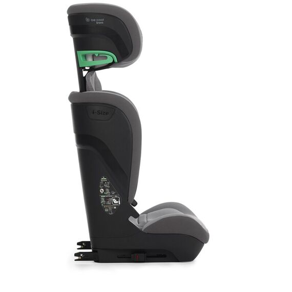 Scaun auto Be Cool Bravo I-Size, 100-150 cm, Cu isofix, Conform cu standardul european de securitate ECE R129, Be Grass, Culoare: Verde inchis, Grupa: 15-36kg (4 ani - 12 ani) - poza 3 - ExclusivMAG.ro