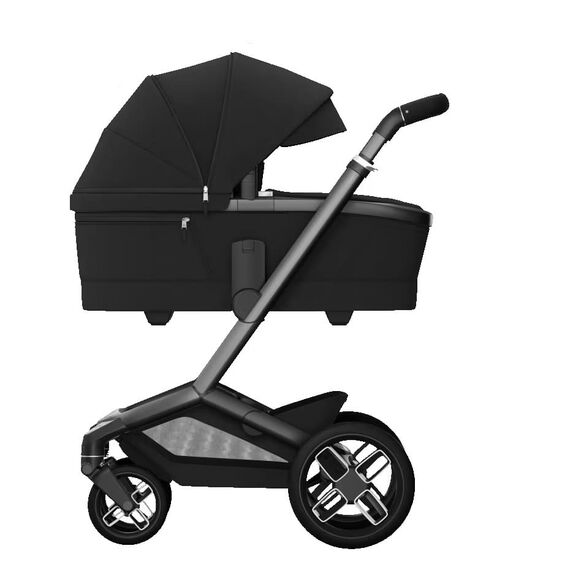 Carucior 2 in 1 Maxi-Cosi FAME Twillic Black, Culoare: Negru, Model: 2 in 1 - poza 6 - ExclusivMAG.ro