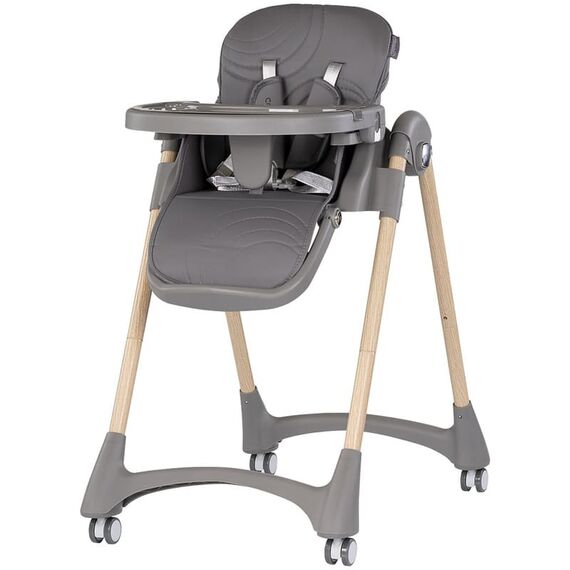Scaun de masa Chipolino Candy Shop charcoal, Culoare: Gri  - ExclusivMAG.ro