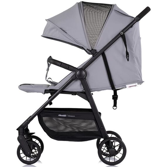 Carucior sport Chipolino Blossom platinum, Culoare: Gri, Model: sport - poza 4 - ExclusivMAG.ro