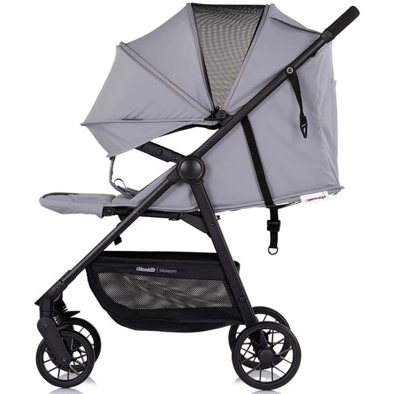 Carucior sport Chipolino Blossom platinum, Culoare: Gri, Model: sport - poza 5 - ExclusivMAG.ro