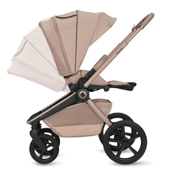 Carucior 2 in 1, Lionelo, Freya, Landou si salteluta ventilate, pana la 22 kg, 0luni+, Bej, Culoare: Bej, Model: 2 in 1 - poza 10 - ExclusivMAG.ro