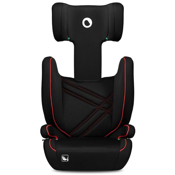Scaun auto, Lionelo, Hugo i-Size, Conform standardului de securitate R129, 100-150 cm, 4-12 ani, Rosu, Culoare: Negru/Rosu, Grupa: 15-36kg (4 ani - 12 ani) - poza 3 - ExclusivMAG.ro