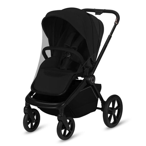 Carucior 2 in 1, Lionelo, Freya, Landou si salteluta ventilate, pana la 22 kg, 0luni+, Negru, Culoare: Negru, Model: 2 in 1 - poza 6 - ExclusivMAG.ro