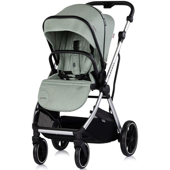 Carucior Chipolino Aurora 3 in 1 matcha, Culoare: Turcoaz, Model: 3 in 1 - poza 4 - ExclusivMAG.ro