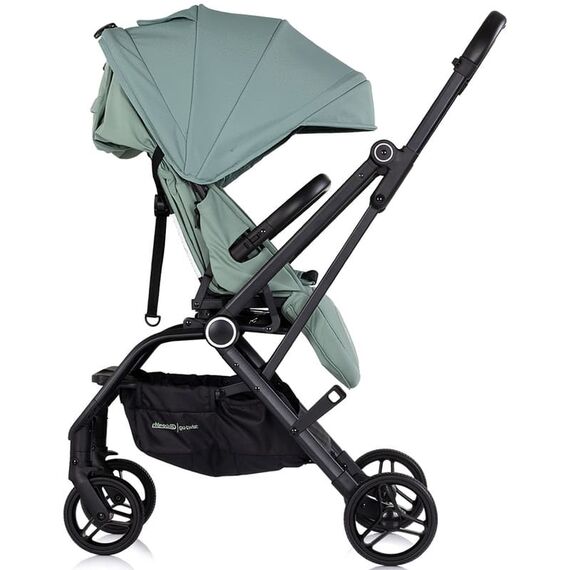 Carucior sport Chipolino Go Twist cu sezut rotativ matcha, Culoare: Turcoaz, Model: sport - poza 4 - ExclusivMAG.ro