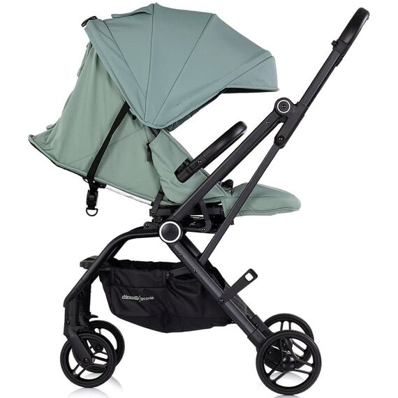 Carucior sport Chipolino Go Twist cu sezut rotativ matcha, Culoare: Turcoaz, Model: sport - poza 5 - ExclusivMAG.ro