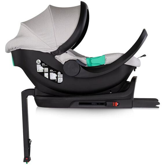 Carucior Chipolino Aurora 3 in 1 platinum, Culoare: Gri deschis, Model: 3 in 1 - poza 13 - ExclusivMAG.ro