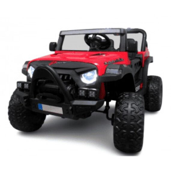 Masinuta electrica cu telecomanda Auto X16, varsta 1-5 ani, roti EVA, scaun din piele ECO, putere 90W, R-Sport - Rosu, Culoare: Rosu, Capacitate acumulator: 12V  - ExclusivMAG.ro
