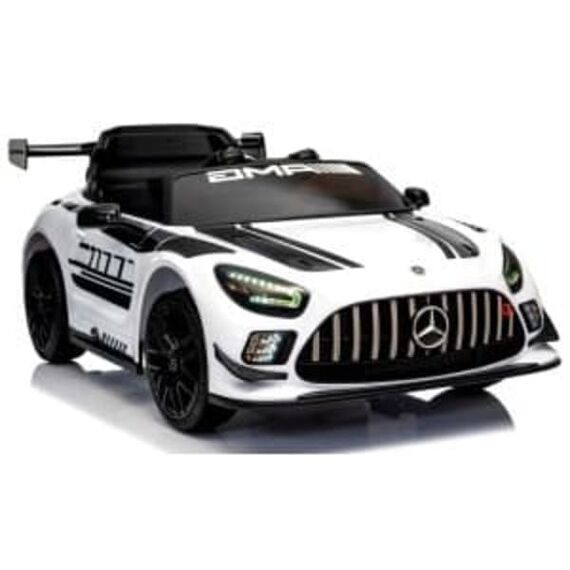 Masinuta electrica cu telecomanda MERCEDES GT3 EVO, varsta 1-5 ani, putere 90W - Alb, Culoare: Alb, Capacitate acumulator: 12V - poza 5 - ExclusivMAG.ro