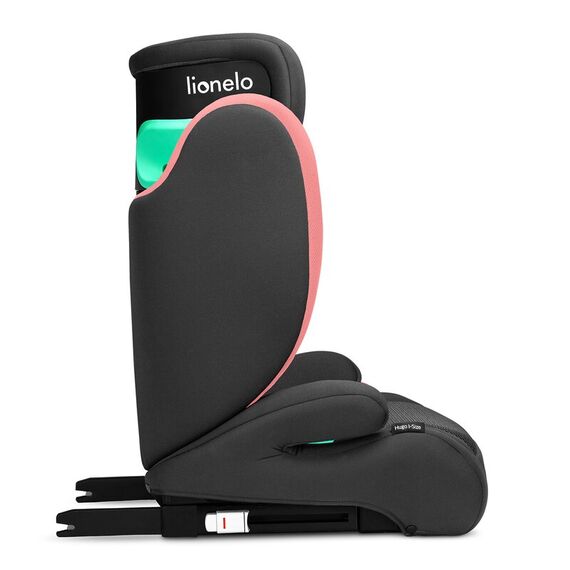 Scaun auto, Lionelo, Hugo i-Size, Conform standardului de securitate R129, 100-150 cm, 4-12 ani, Roz, Culoare: Roz, Grupa: 15-36kg (4 ani - 12 ani) - poza 7 - ExclusivMAG.ro