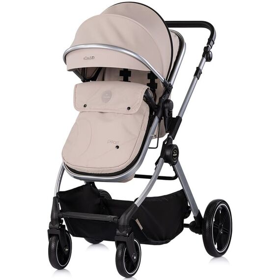 Carucior Chipolino Pearl 2 in 1 latte, Culoare: Crem, Model: 2 in 1 - poza 3 - ExclusivMAG.ro