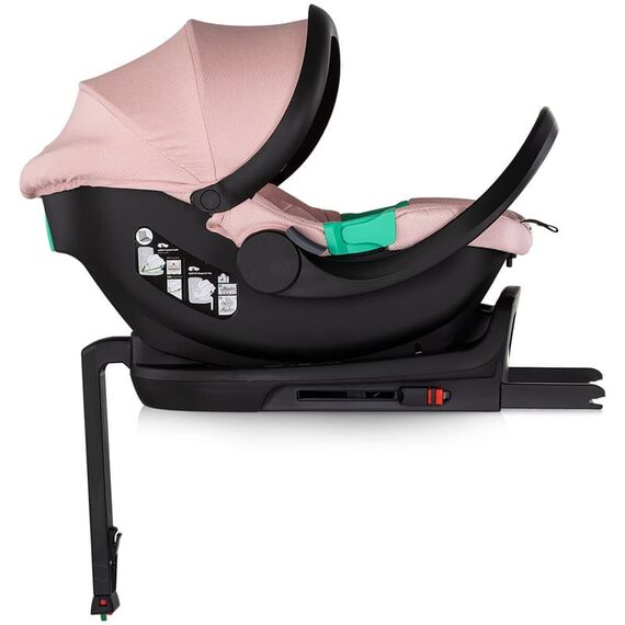 Carucior Chipolino Aurora 3 in 1 powder pink, Culoare: Roz, Model: 3 in 1 - poza 14 - ExclusivMAG.ro