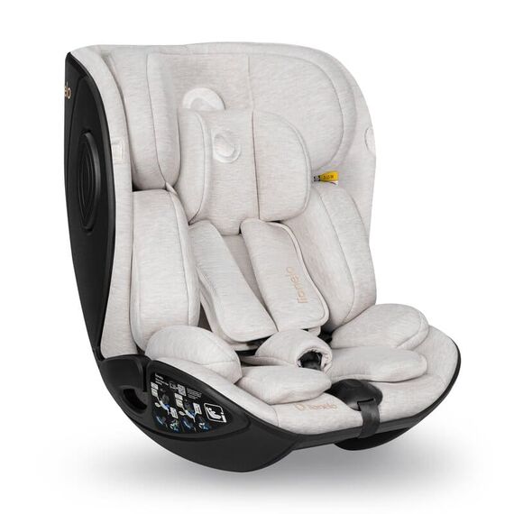 Scaun auto Lionelo Moxie Next i-Size, 40-105 cm, Conform cu R129, Bej, Culoare: Bej, Grupa: 0-18kg (0 luni - 4 ani)  - ExclusivMAG.ro