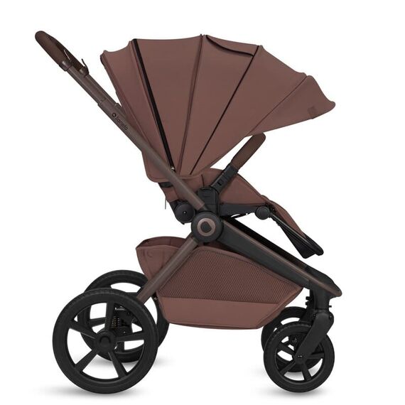 Carucior 2 in 1 Lionelo Freya, Landou si salteluta ventilate, pana la 22 kg, 0luni+, Maro, Culoare: Maro, Model: 2 in 1 - poza 12 - ExclusivMAG.ro