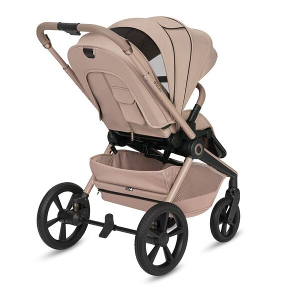 Carucior 2 in 1, Lionelo, Freya, Landou si salteluta ventilate, pana la 22 kg, 0luni+, Bej, Culoare: Bej, Model: 2 in 1 - poza 8 - ExclusivMAG.ro