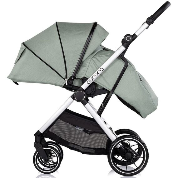 Carucior Chipolino Aurora 3 in 1 matcha, Culoare: Turcoaz, Model: 3 in 1 - poza 9 - ExclusivMAG.ro