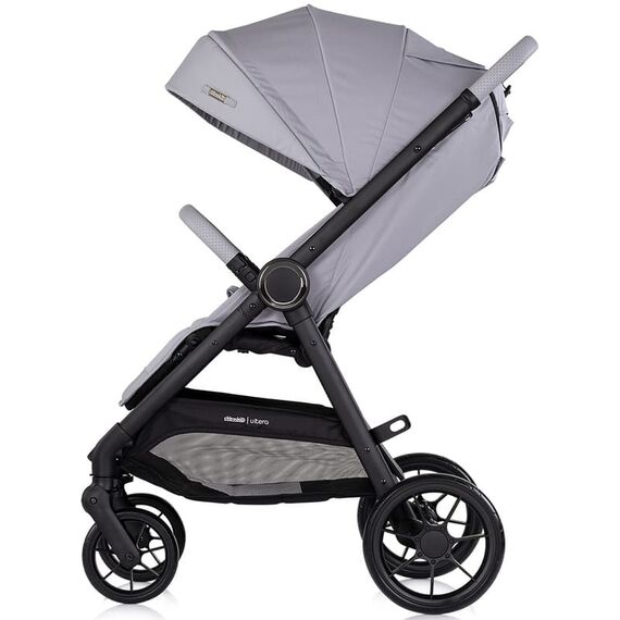 Carucior sport Chipolino Ultera cu husa picioare platinum, Culoare: Gri deschis, Model: sport - poza 3 - ExclusivMAG.ro