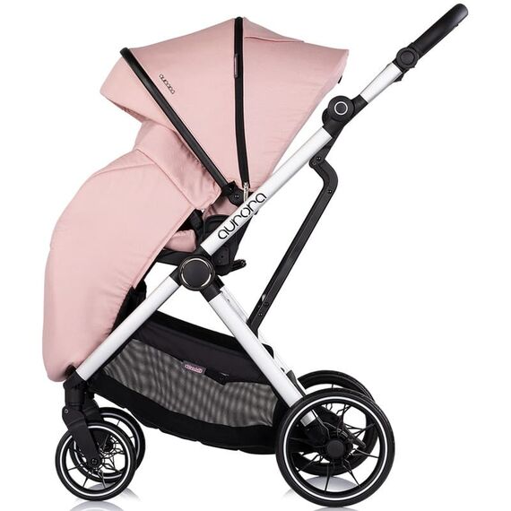 Carucior Chipolino Aurora 3 in 1 powder pink, Culoare: Roz, Model: 3 in 1 - poza 8 - ExclusivMAG.ro