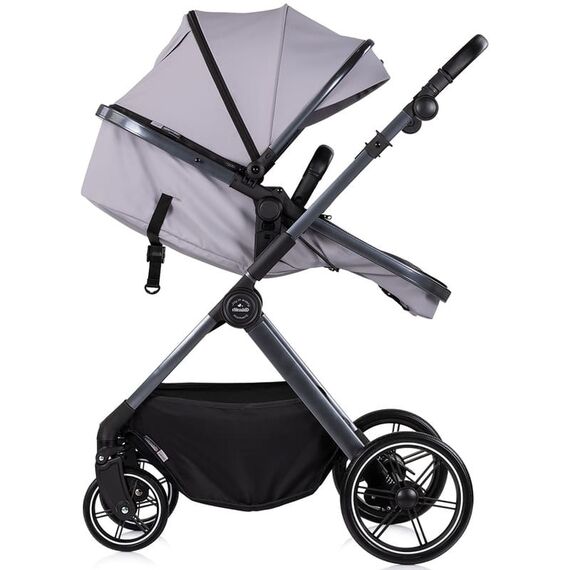 Carucior Chipolino Pearl 2 in 1 platinum, Culoare: Gri deschis, Model: 2 in 1 - poza 6 - ExclusivMAG.ro