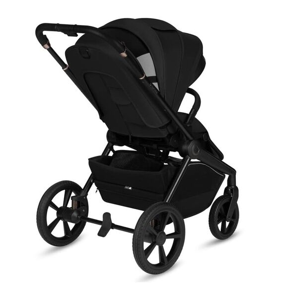 Carucior 2 in 1, Lionelo, Freya, Landou si salteluta ventilate, pana la 22 kg, 0luni+, Negru, Culoare: Negru, Model: 2 in 1 - poza 8 - ExclusivMAG.ro