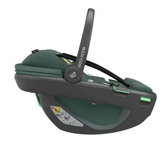 Scoică auto i-Size Maxi-Cosi Coral 360 Black Shell ESSENTIAL GREEN, Culoare: Verde inchis, Grupa: 0-13kg (0 luni - 12 luni) - poza 5 - ExclusivMAG.ro