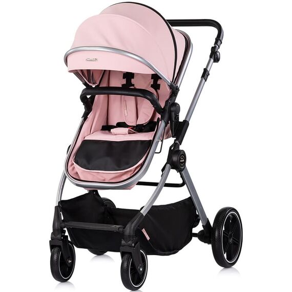 Carucior Chipolino Pearl 2 in 1 powder pink, Culoare: Roz, Model: 2 in 1 - poza 2 - ExclusivMAG.ro