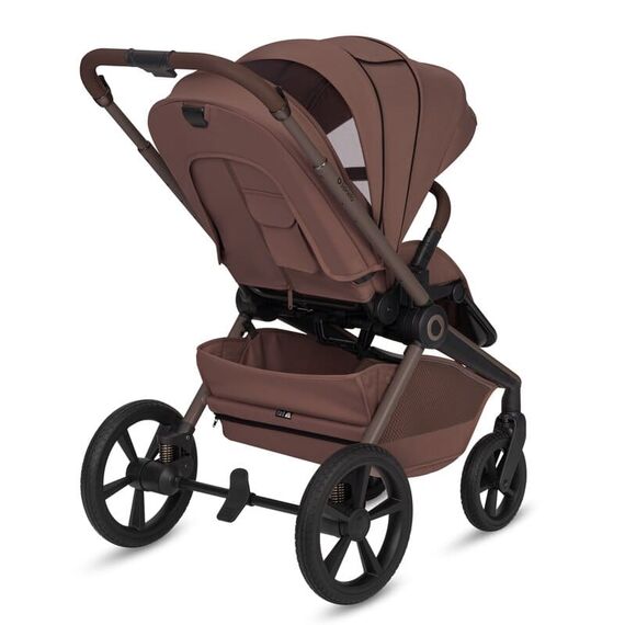 Carucior 2 in 1 Lionelo Freya, Landou si salteluta ventilate, pana la 22 kg, 0luni+, Maro, Culoare: Maro, Model: 2 in 1 - poza 8 - ExclusivMAG.ro